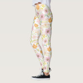 Leggings Fleur pastel rétro (7) (Gauche)