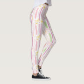 Leggings Fleur pastel rétro (9) (Droite)