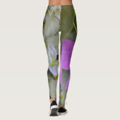 Leggings Fleur pourpre (Dos)