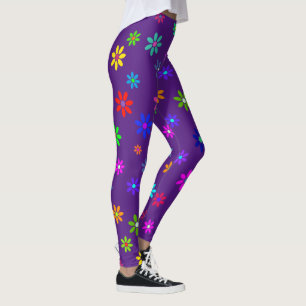 Leggings Fleur Power Shower - motif coloré 1