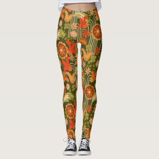 Leggings Fleur rétro - 