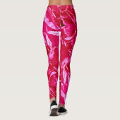 Leggings fleur rose (Dos)