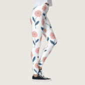 Leggings fleur rose leger (Droite)