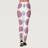 Leggings Fleur rose mousseuse de la vie (Dos)