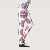 Leggings Fleur rose mousseuse de la vie (Droite)