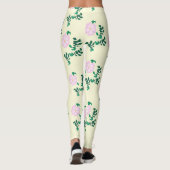 Leggings Fleur Rose rose pastel (Dos)