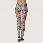 Leggings fleur sauvage (Dos)