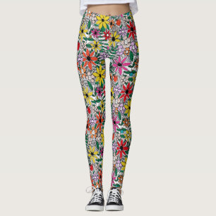 Leggings fleur sauvage