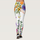 Leggings fleur sauvage (Dos)