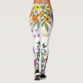 Leggings fleur sauvage (Dos)