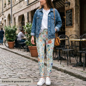 Leggings Fleur Sauvage Pastel