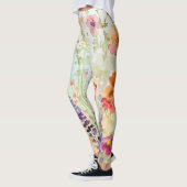 Leggings Fleur Sauvage Vibrante (Gauche)