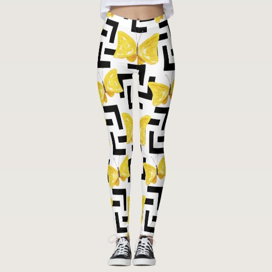 Leggings Fleur solaire (Devant)