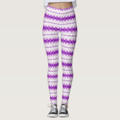 Leggings fleur violette (Devant)