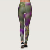 Leggings fleur violette (Dos)
