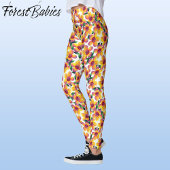 Leggings Fleur 🌼 Whimsical mignon Fun Floral Design Motif