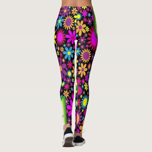 leggings fleuris (Dos)