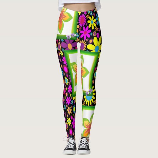 leggings fleuris (Devant)