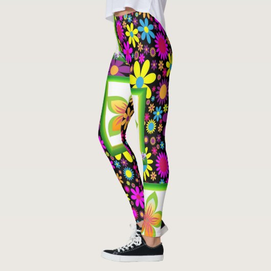 leggings fleuris (Gauche)