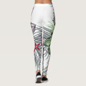 leggings fleuris (Dos)