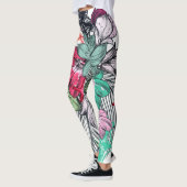 leggings fleuris (Gauche)