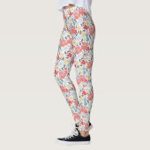 Leggings Fleuris Abricot (Gauche)