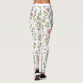 Leggings Fleuris Aquarelle Prairie Fleurie (Dos)