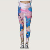 Leggings fleuris colorés (Devant)
