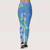 Leggings fleuris colorés (Dos)