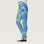 Leggings fleuris colorés (Gauche)