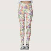 Leggings Fleuris Colorés (Devant)