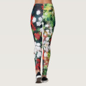 Leggings Fleuris de Style Vintage (Dos)