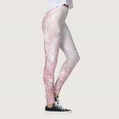 Leggings Fleuris Marbre Or Rose (Droite)