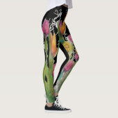 Leggings fleuris modernes sauvages (Droite)
