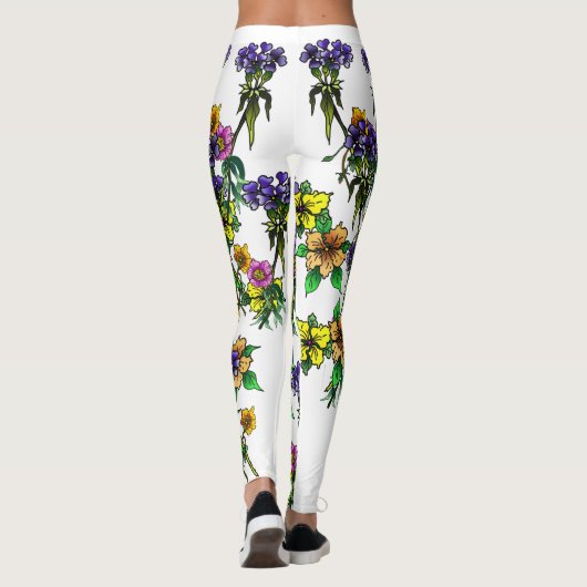 Leggings Fleurs (Dos)