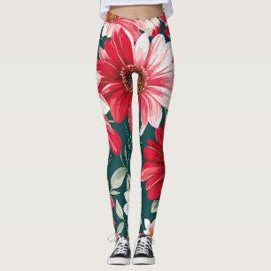 Leggings Fleurs