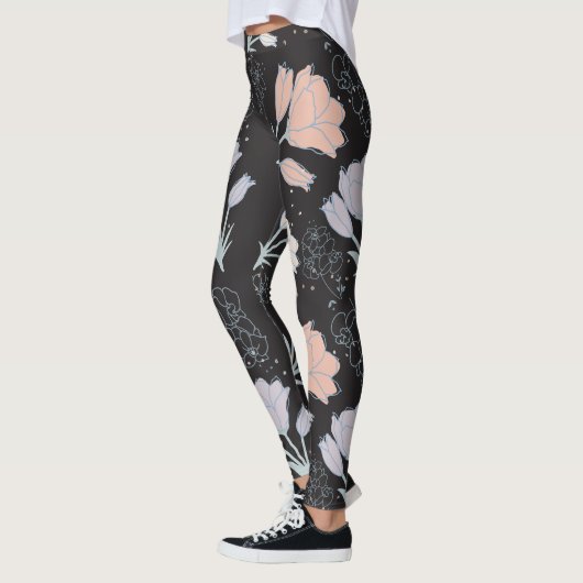 LEGGINGS FLEURS (Gauche)