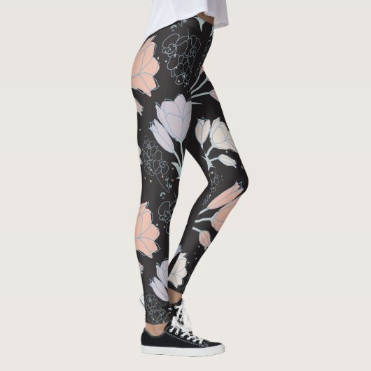 LEGGINGS FLEURS (Droite)