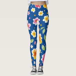 Leggings Fleurs