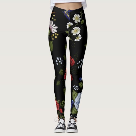 Leggings Fleurs (Devant)