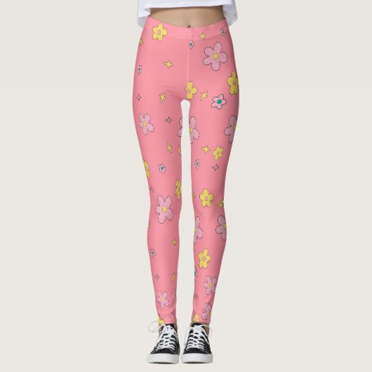Leggings fleurs 2 (Devant)