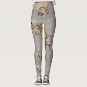 Leggings Fleurs abstraites (Devant)