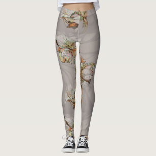 Leggings Fleurs abstraites