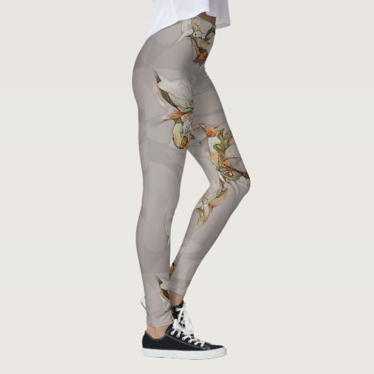Leggings Fleurs abstraites (Droite)