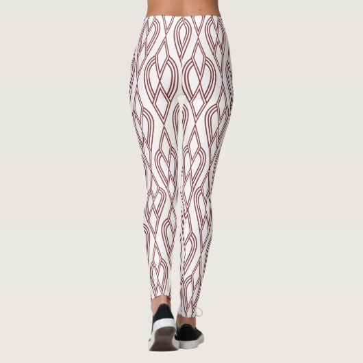 Leggings Fleurs Art Déco (Dos)