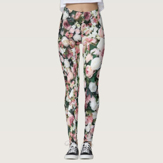 Leggings Fleurs artificielles colorées : arrière - plan vib