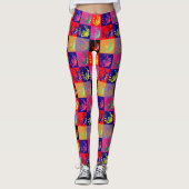 Leggings Fleurs au mur + vos idées (Devant)