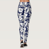 Leggings Fleurs blanches (Dos)