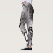 Leggings Fleurs blanches (Gauche)