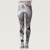Leggings Fleurs blanches (Devant)